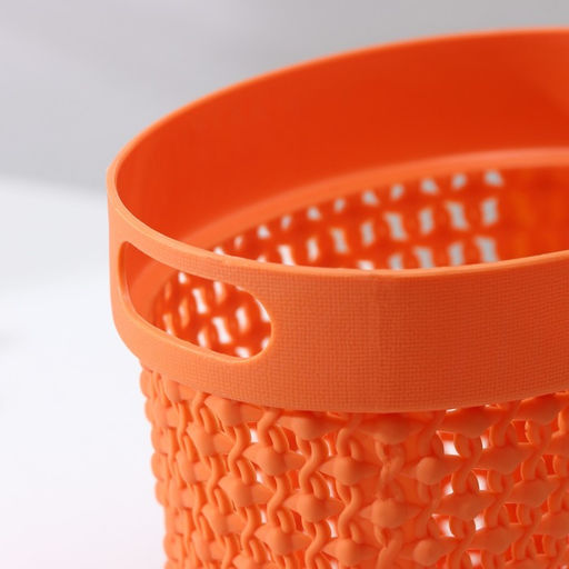 Корзина для мелочей с ручками, пластик, 16.51112 см, зелёная - Simaland фото 3