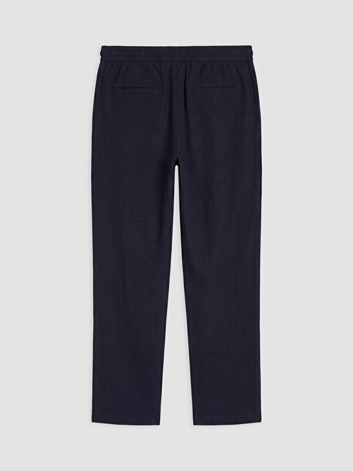 Regular Fit Keten Kar???ml? Erkek Pantolon