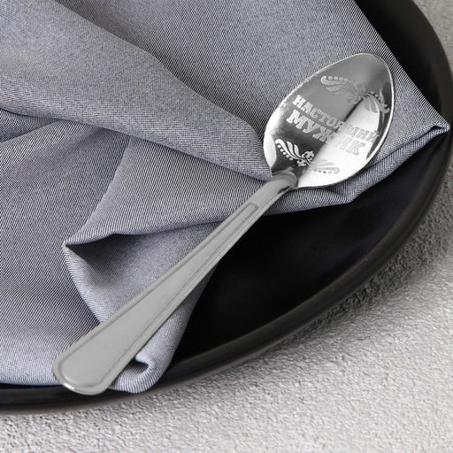 Цена за 3 шт. Ложка чайная с гравировкой Взрывной характер, h=14 см