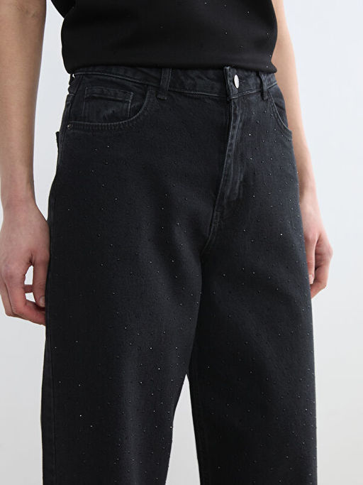 Ta?l? Wideleg Kad?n Jean Pantolon