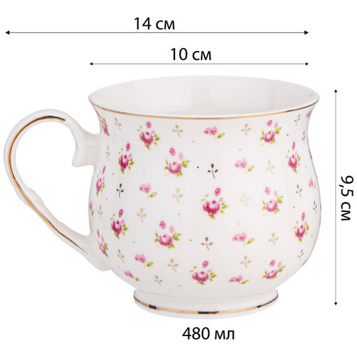 КРУЖКА LEFARD SONNET IN ROSES 480 МЛ  фото 3