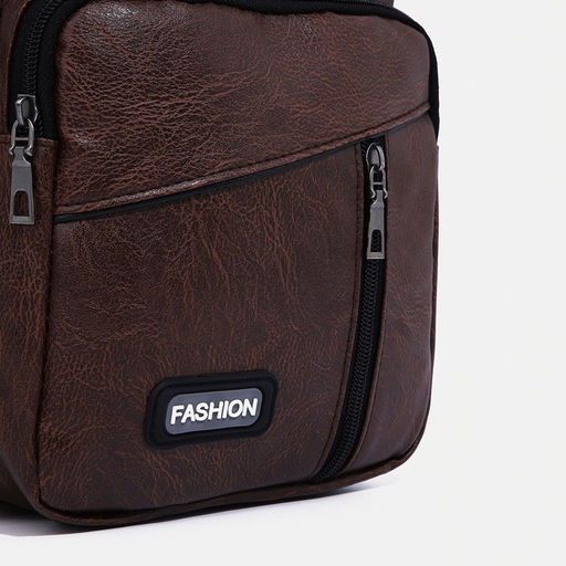 Сумка мужская, цвет коричневый - Simaland фото 3