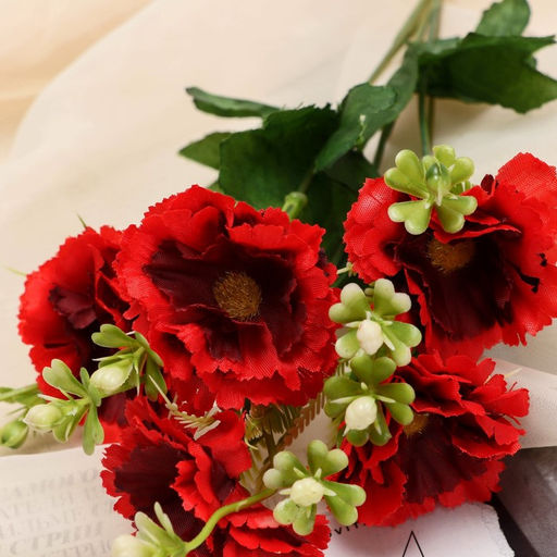 Цена за 2 шт. Букет искусственный Бегония Самба, 4.528 см, МИКС - Poetry in flowers фото 2