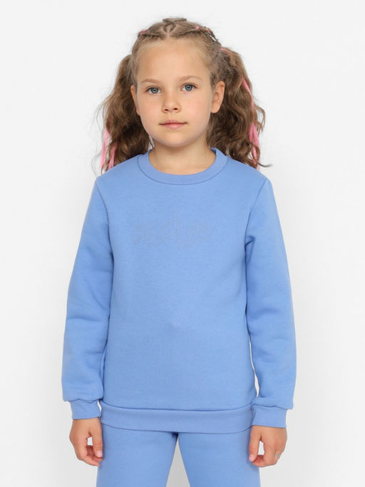 CRB wear/CWKG 63680-43 Толстовка для девочки,голубой/Ex.Cherubino
