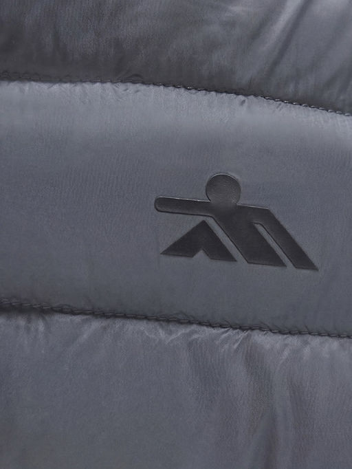 Куртка мужская гибридная стёганая с капюшоном с графеновой подкладкой темно-серого цвета 9621_1TC