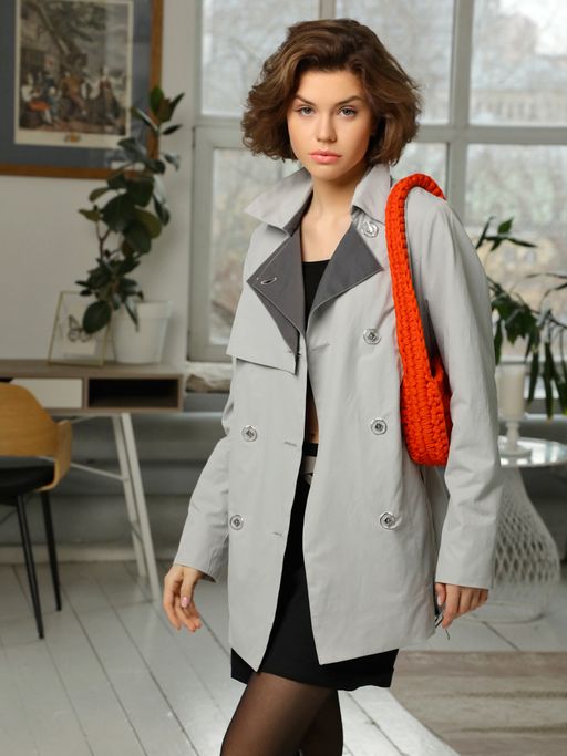 23135 Ветровка св.серый - Dizzyway фото 5