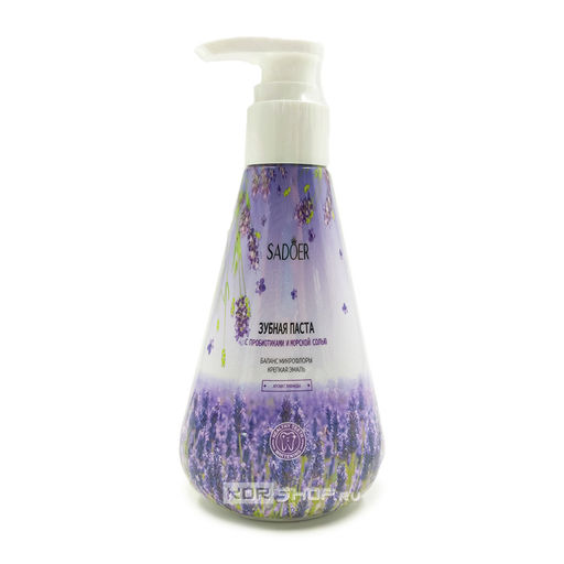 Зубная паста с пробиотиками и морской солью для ухода за эмалью и деснами Sadoer, Китай, 220 г Акция