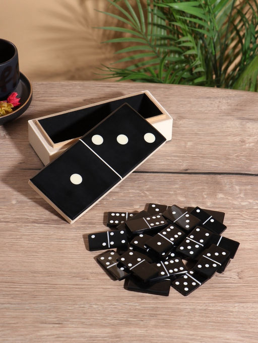 Настольная игра «Домино», 18.5×7.5×4 см, смола, дерево