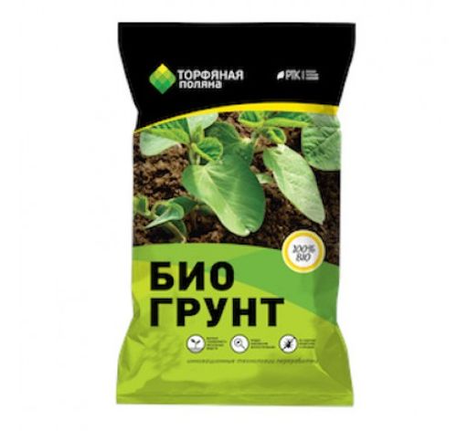 Торфогрунт "Биогрунт" "Торфяная поляна" 10л