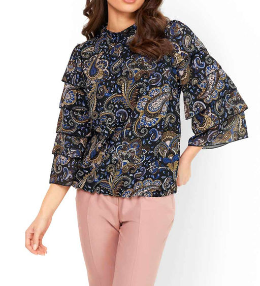 Блузка, пестрая - Ashley brooke фото 5