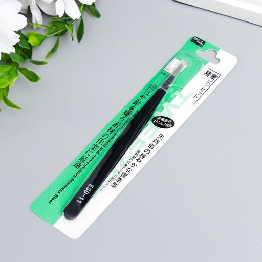 Пинцет для творчества прямой Чёрный острый 14х0,8 см - Simaland фото 4