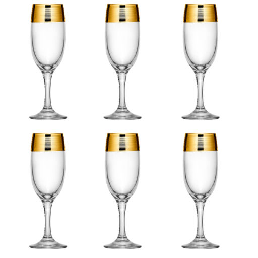 MS419-88 Набор 6-ти бокалов д/шампанского 190 мл"ЛОФТ" (х4)