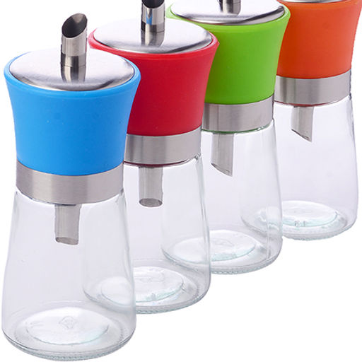 31012 Сахарницы с дозатором 160мл нерж/стекл/пласт LR (х48) - Mayer&boch фото 2