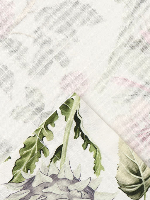 Шторы для кухни с подхватами Organic home, 150×180 см - 2 шт., репс 210 г/м². 100% хлопок