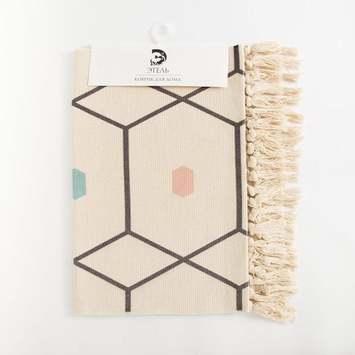 Коврик Этель Кантри 60*150 см, 50% хл, 50% п/э  фото 5