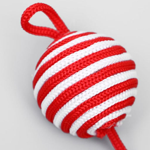 Шар-погремушка с петелькой, 5,5 см, микс цветов - Пижон фото 3