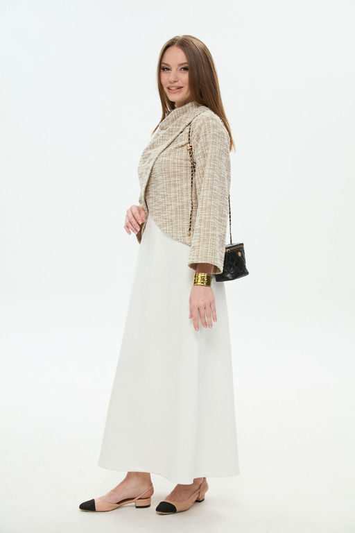 Костюм NIKVA н1035-2 песочный и молоко  фото 6