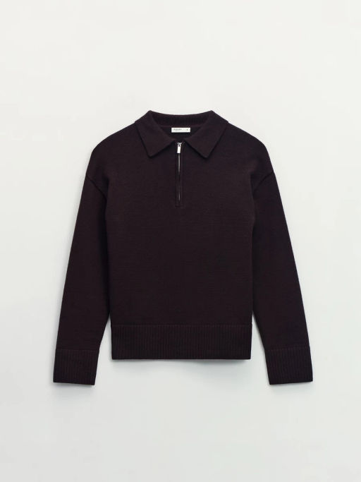 Джемпер поло с молнией / Zarina