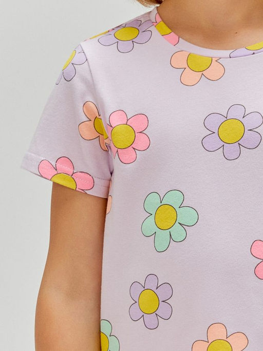 ACOOLA / Футболка детская для девочек Coimbra набивка  фото 3