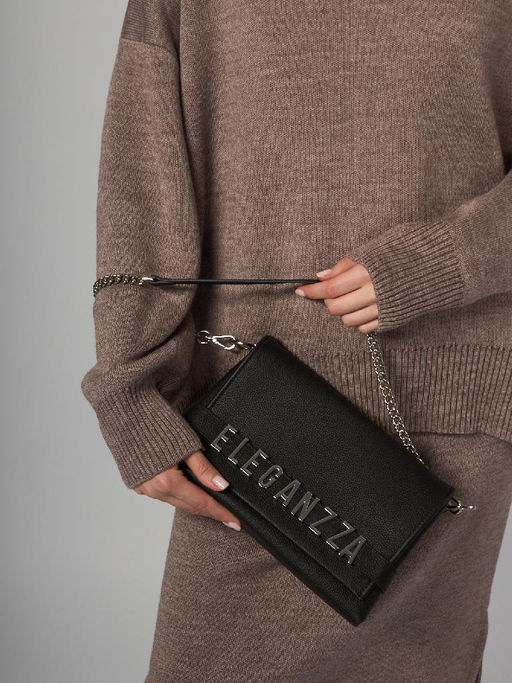 Сумка ELEGANZZA ZT-1868 black  фото 8