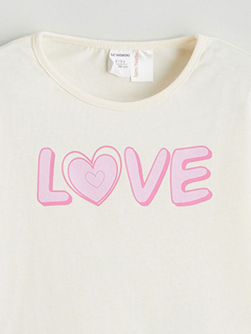 Bask?l? K?z ?ocuk Ti??rt ve Tayt