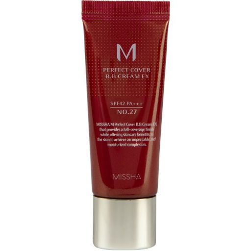 MISSHA М Perfect Cover BB Cream EX Тональный BB крем Идеальное покрытие SPF42/PA тон 27 20 мл  фото 2