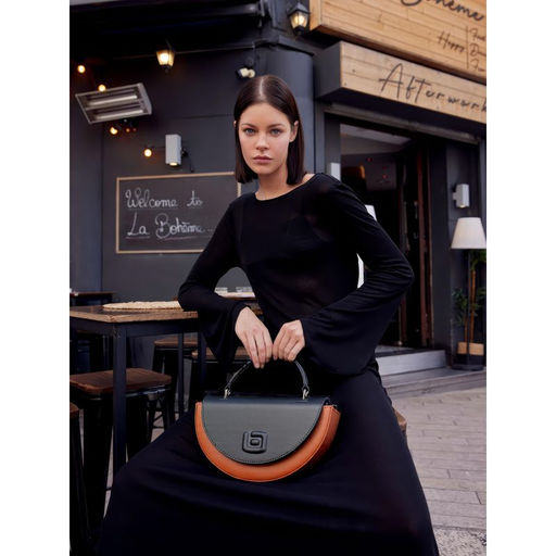 Сумка SLICY BAG 2116 Черный Терракотовый