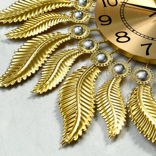 Часы настенные интерьерные «Эона», серия: Ажур, дискретный ход, d=60 см, циферблат d=22 см, от батарейки 1хАА