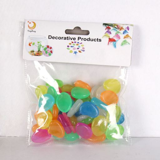 Декоративные камни 100г светящиеся / XM-79 /уп 200/ пластик - Галеонтрейд фото 5