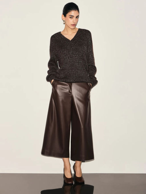 Джемпер с V-образным вырезом с шерстью альпаки / Zarina