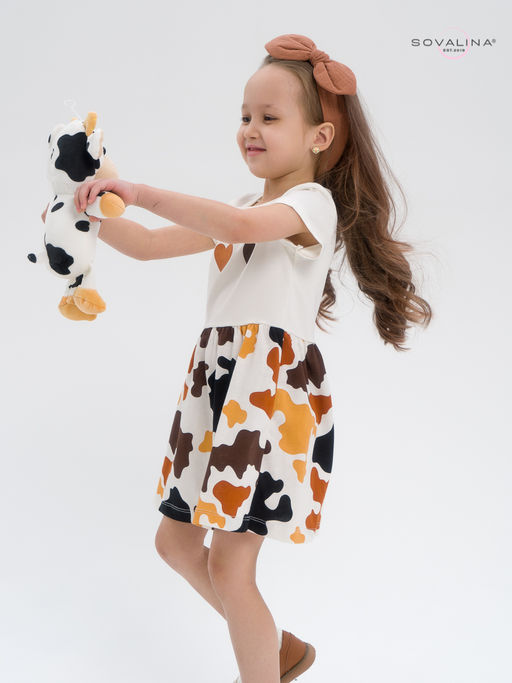 Платье Лето тофу-муму сердечки LE - Sovalina фото 7