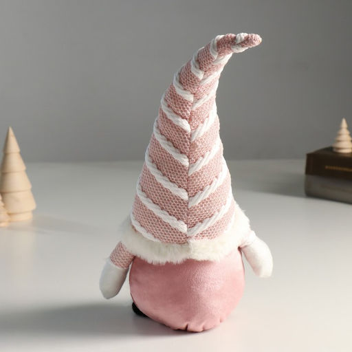 Кукла интерьерная Бабусечка в розовом колпаке, с сердцем 15х10х38 см - Simaland фото 3