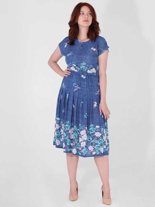 Костюм юбочный домашний трикотажный - Almond фото 2