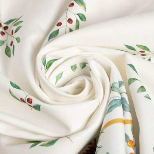 Скатерть новогодняя Этель Christmas bells, 150?1102 см с ГМВО, 100% хлопок, саржа 190 г/м?