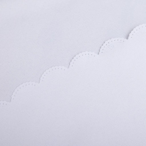 Скатерть однотонная «Доляна» Patterns, d=300, белая