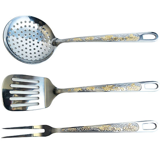 40451 Набор кухонных принадлежностей 7пр на подставке нерж/ст MB (х12) - Mayer&boch фото 5