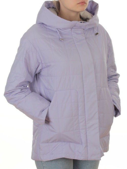 9607 LILAC Куртка стеганная демисезонная женская (100 гр. холлофайбер)