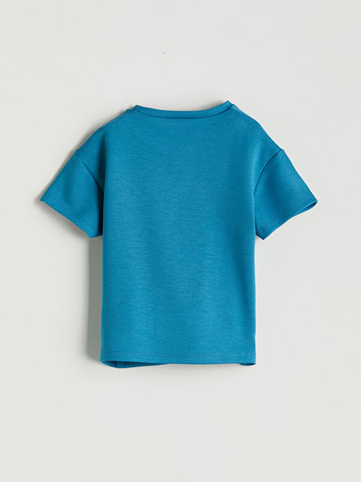 Yaz? Bask?l? Erkek Bebek Ti??rt