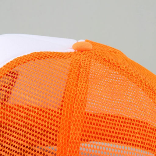 Кепка женская с сеткой EASY, оранжевая, р-р 56