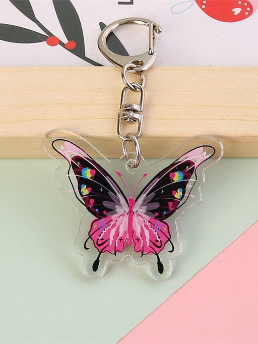 Брелок акриловый iLikeGift "Dark Butterfly"