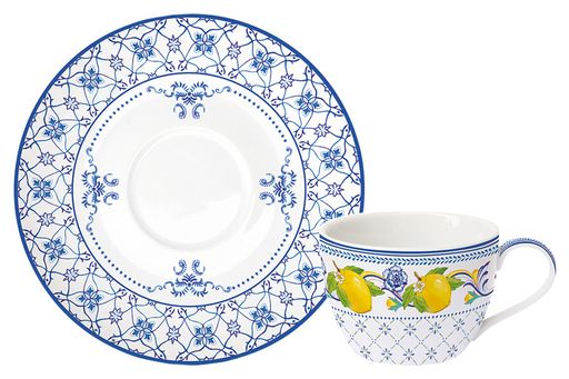 Чашка с блюдцем Positano, 0,24 л - Easy life фото 3