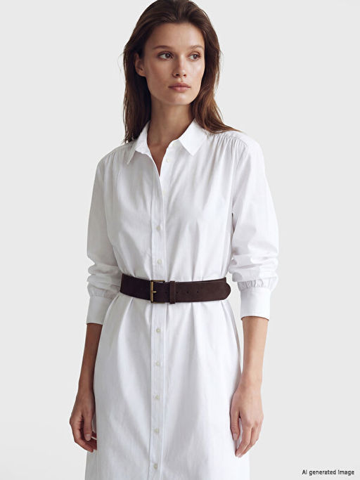 Платье-рубашка Poplin из поплина