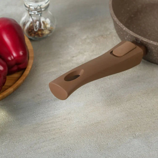 Сковорода 24см АП Гранит brown со съемной ручкой арт.024806 - Мечта фото 5