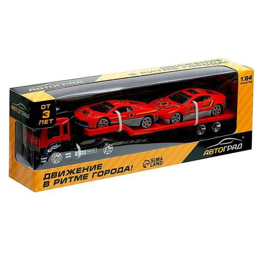 Машинка металлическая «Пожарный автовоз», масштаб 1:64