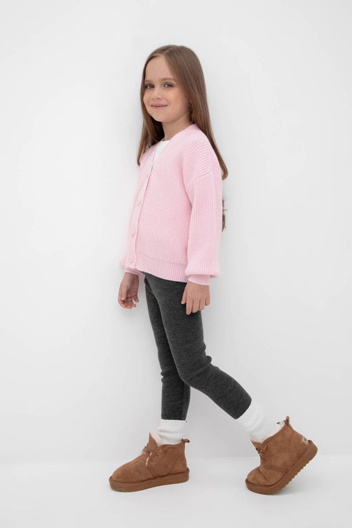 К 421/тем.серый меланж рейтузы дет