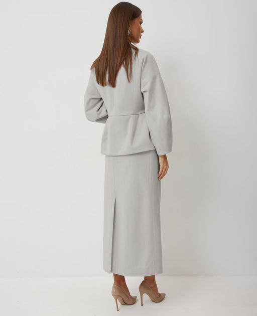 Юбка VN fashion 1049 серый