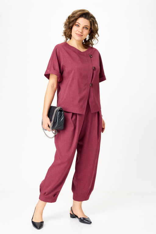 Костюм Michel Chic 1337/1 рубиновый  фото 2