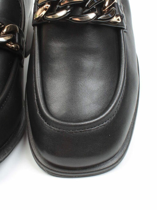 03-PDG196-1 BLACK Лоферы женские (натуральная кожа) - Фабричный китай фото 15