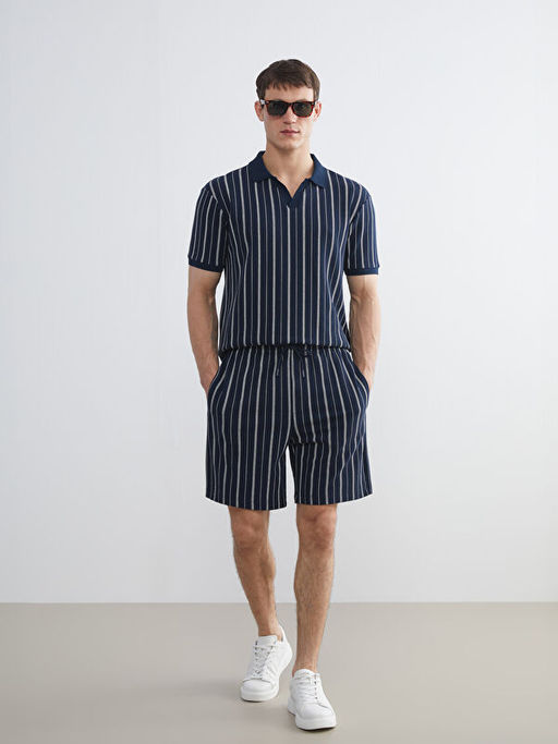 Polo Yaka ?izgili Erkek Ti??rt