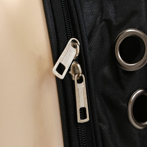 Рюкзак для переноски с окном для обзора и светоотражающей полосой, 32х26х44 см, золотистый - Пижон фото 6